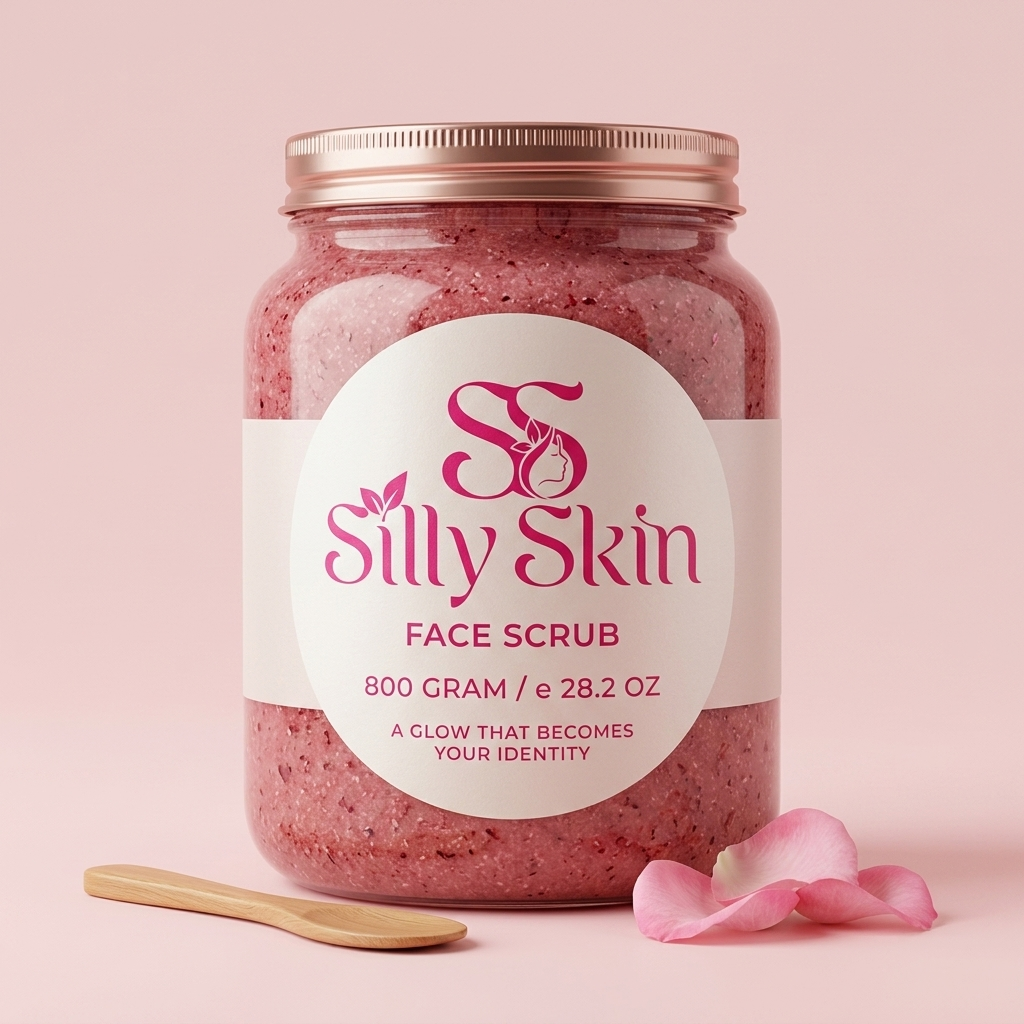 Silly Skin Face Scrub 800g for Deep Cleansing & Glowing Skin