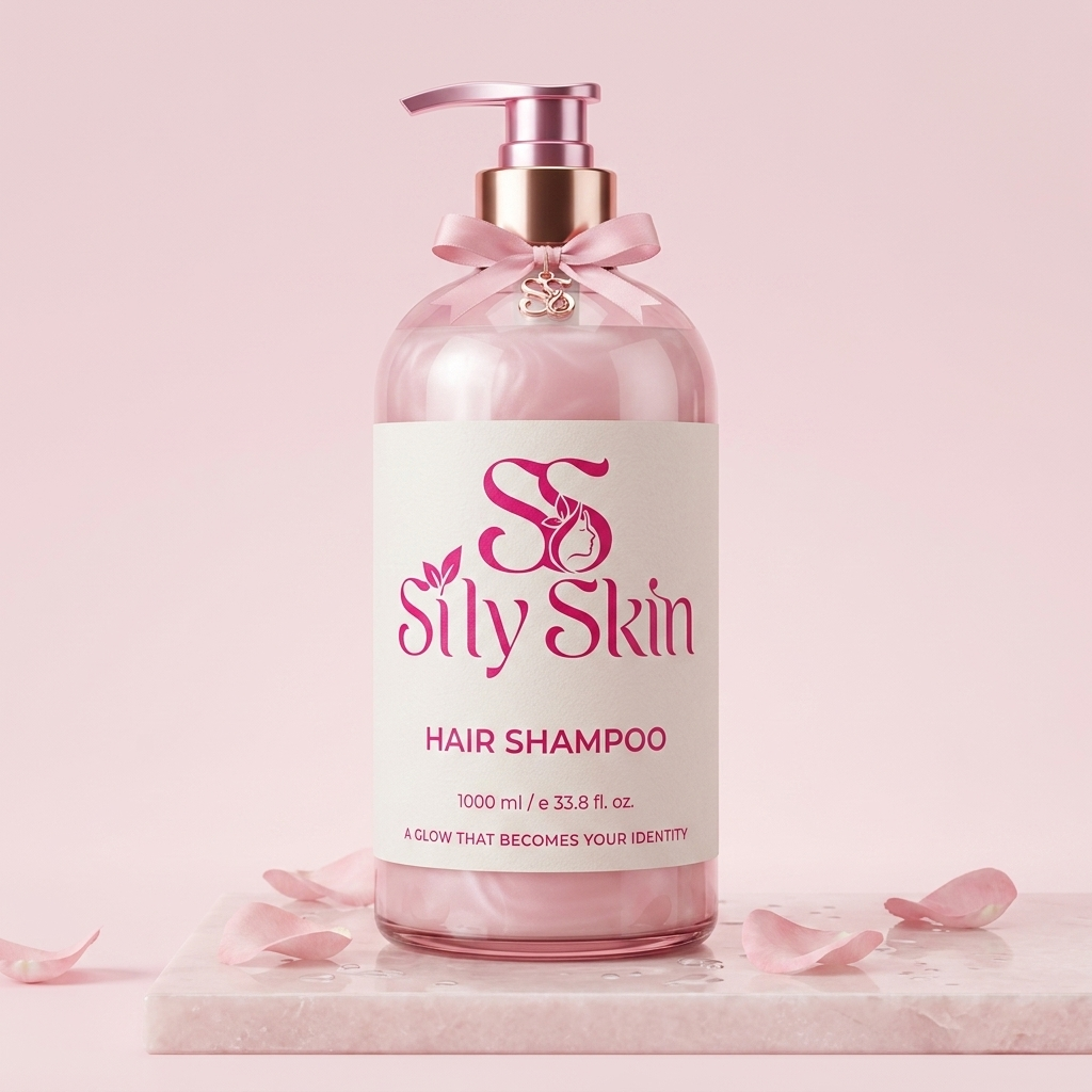 Silly Skin Hair Shampoo 1000ml for Strong, Smooth & Healthy Hair